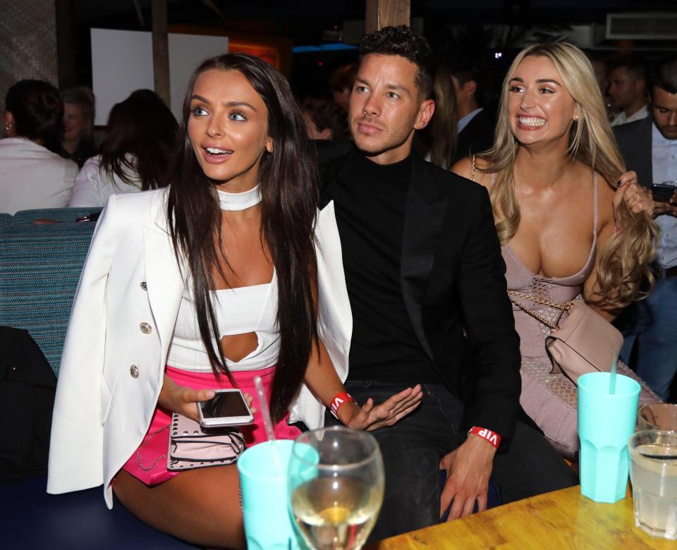 Stars of the 2016 series, Kady McDermott, Scott Thomas and Rachel Fenton were all smiles as they watched the party at our bash
