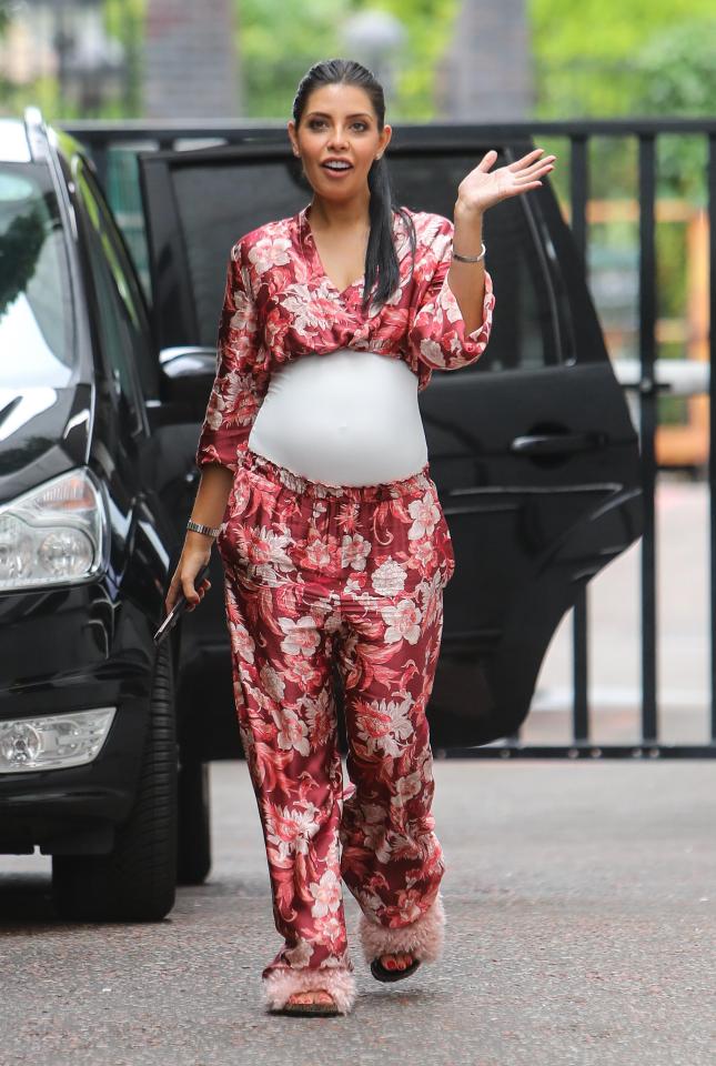 Cara wore an unusual outfit for her appearance on Lorraine 