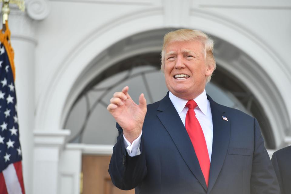  President Trump today said his stark warning to North Korea may not have been tough enough