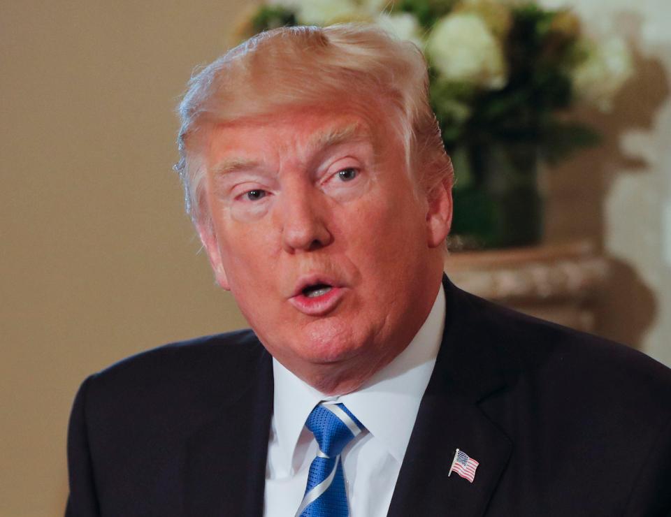  President Trump has not backed down over the threat to US territory