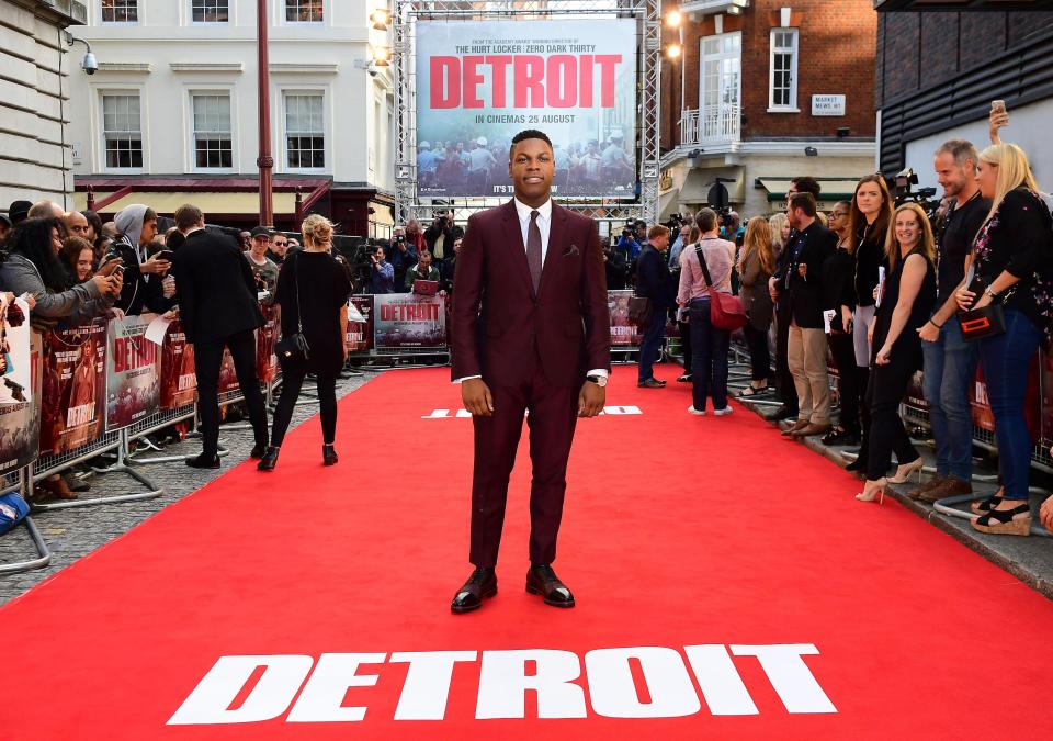  The star has been praised for his leading role in racially-charged drama Detroit