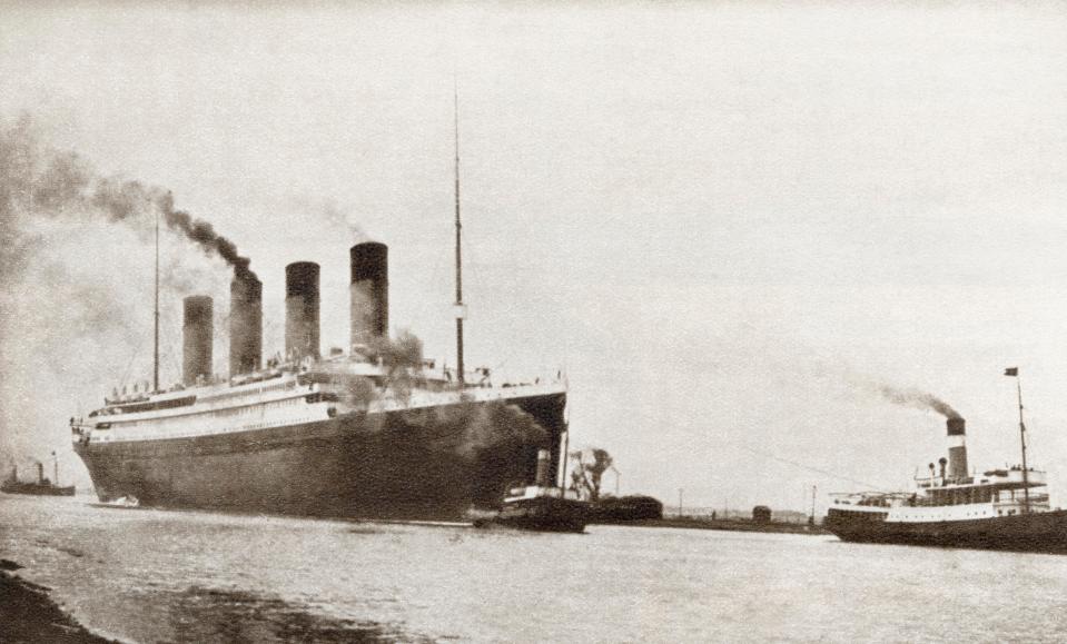 The Titanic sank on its maiden voyage in 1912