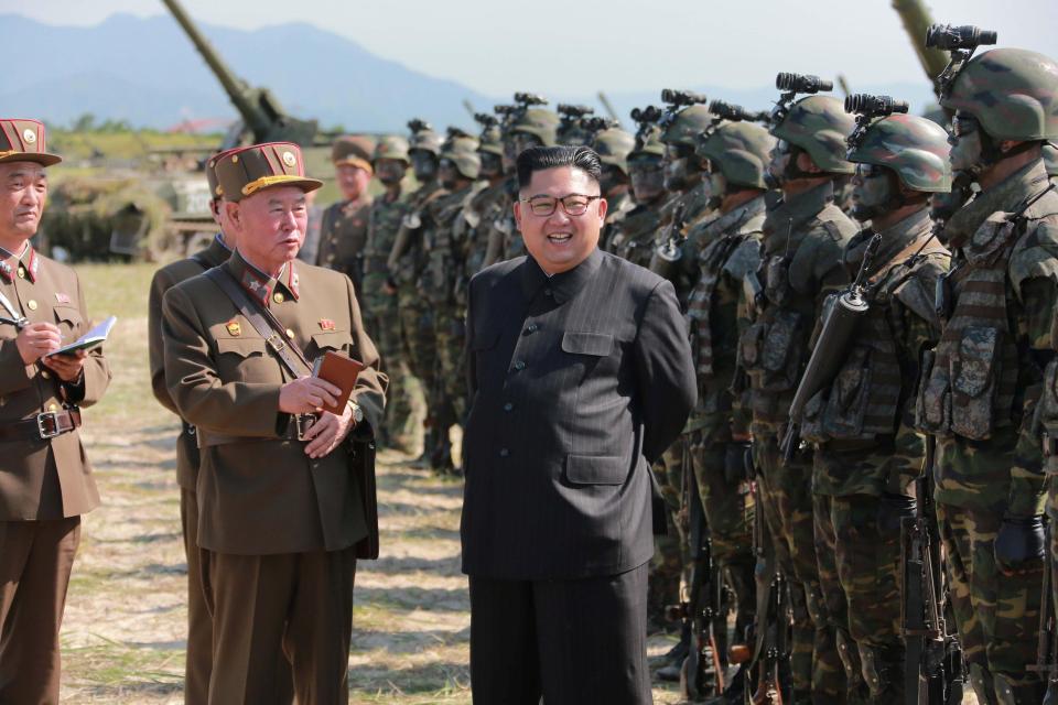 Kim's troops have been told to ready themselves for war