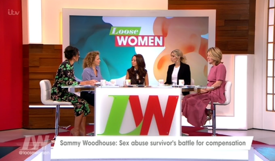  Sammy was speaking on Loose Women this morning about Sammy's Law