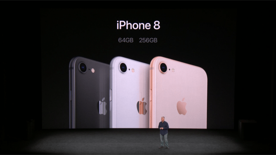  The new iPhone 8 and iPhone 8 Plus were launched at Apple HQ