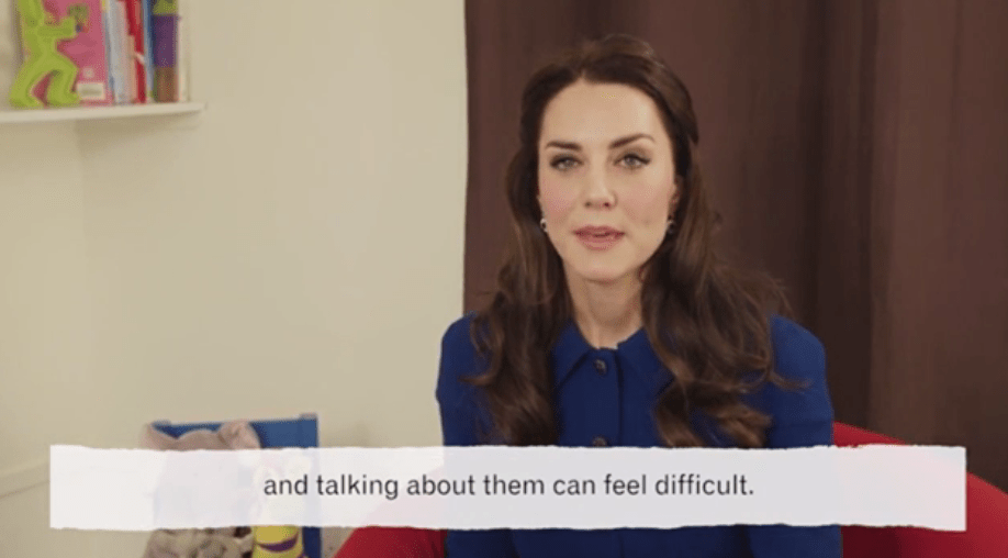  The mum-of-two discussed how important it was to talk about mental health in her first 'appearance' since her pregnancy was announced
