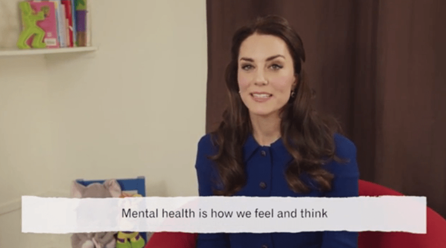 Kate Middleton is continuing her work to raise awareness around mental health