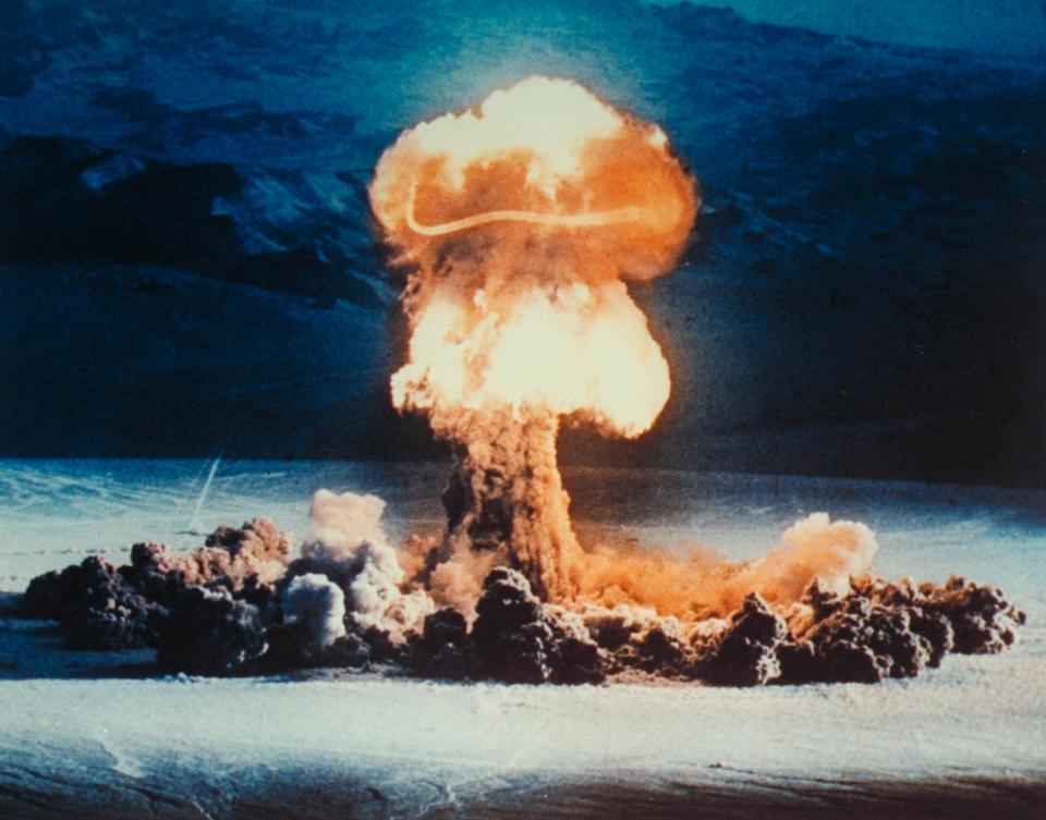  Priscilla a 37-kiloton bomb tested in Nevada in the 1960s
