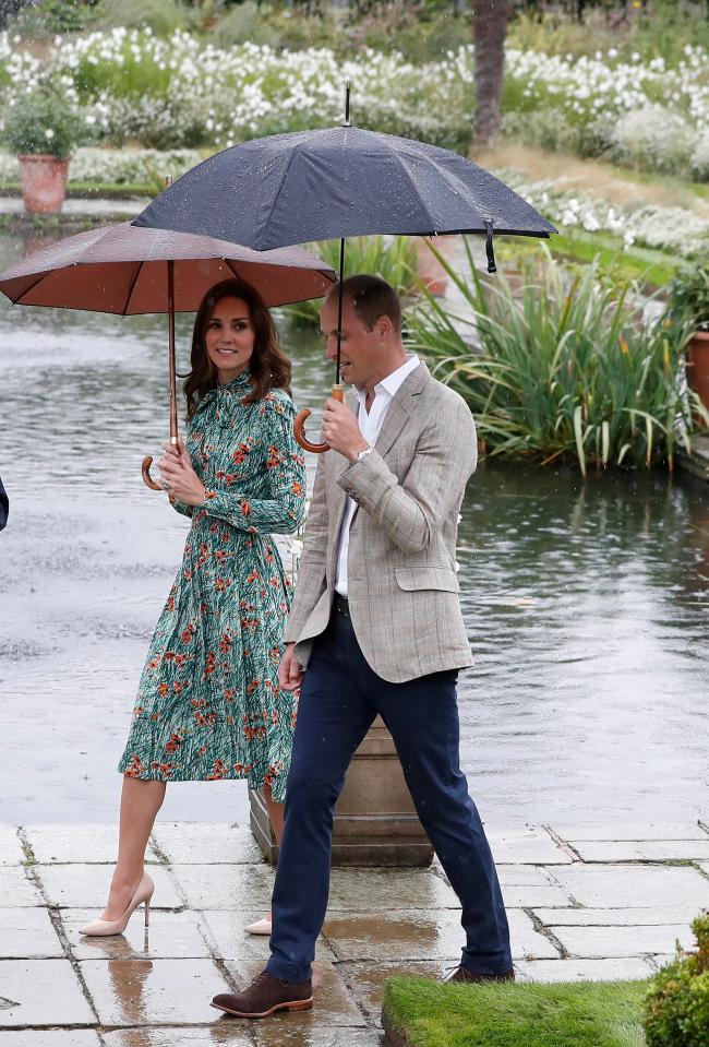  Kate, 35, and Wills pictured last week - the last time she was seen before the pregnancy was announced yesterday