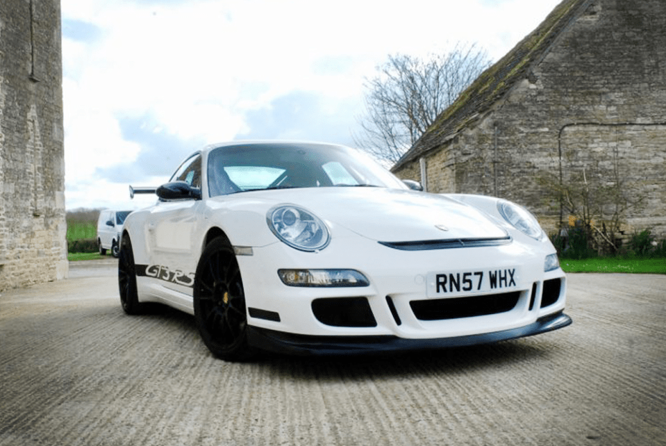 The 2007 Porsche 911 GT3 RS is just one of a number of cars at the auction with a value over £100,000