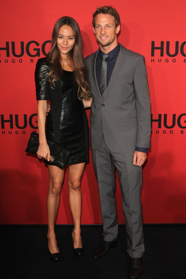  Button and Jessica Michibata were in Melbourne for the 2009 Australian Grand Prix