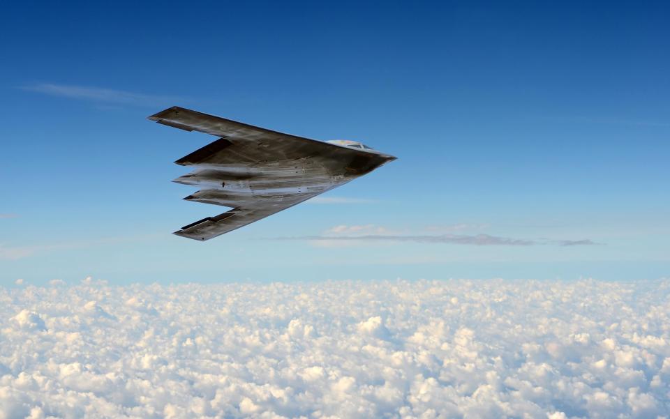 The U.S. military sent a nuclear-capable B-2 stealth bomber to the Pacific area of operations