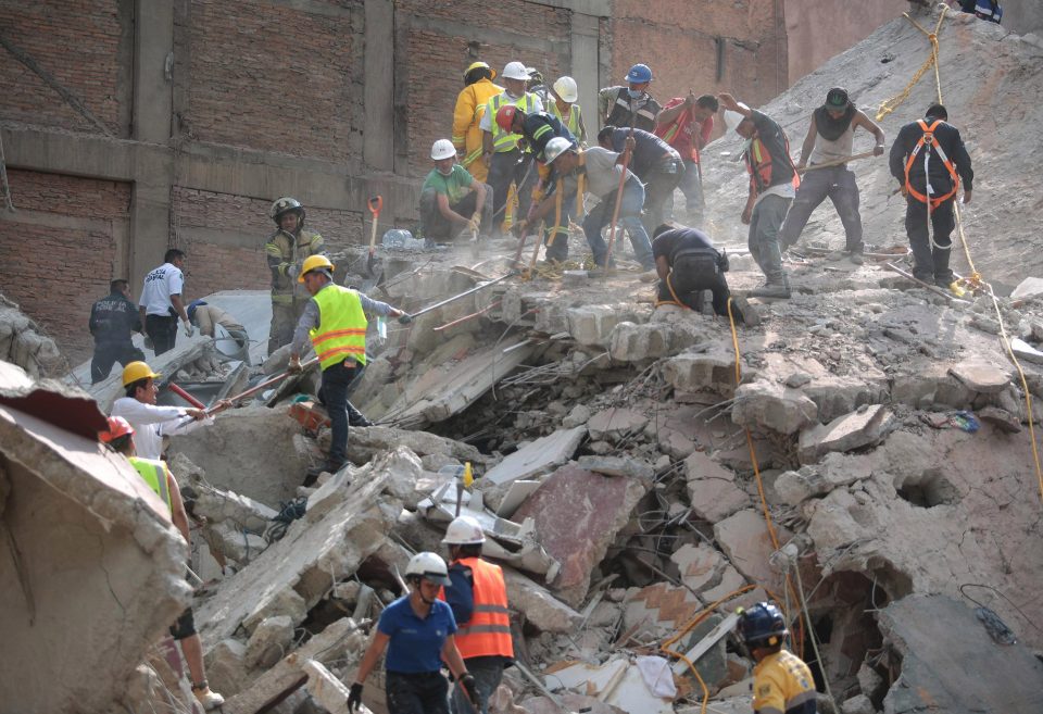 The earthquake caused devastation and homelessness in Mexico City last month