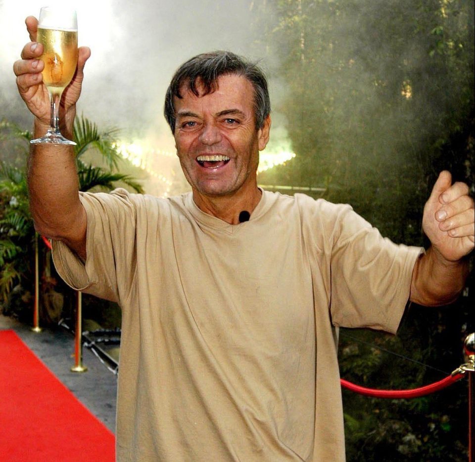  DJ Tony Blackburn was the first ever winner of I'm a Celeb as it launched in 2002