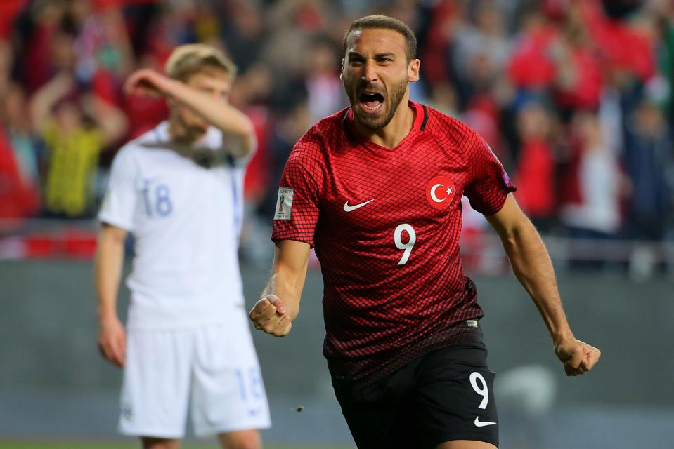  Crystal Palace want Turkey and Besiktas striker Cenk Tosun - who scored three goals in two games in the international break