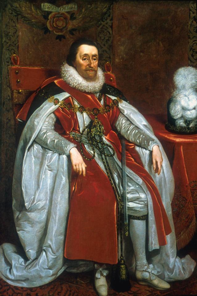 James I, King of England and Scotland took over from Elizabeth