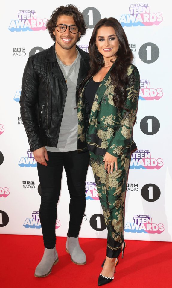  Kem and Amber from Love Island were also out in force