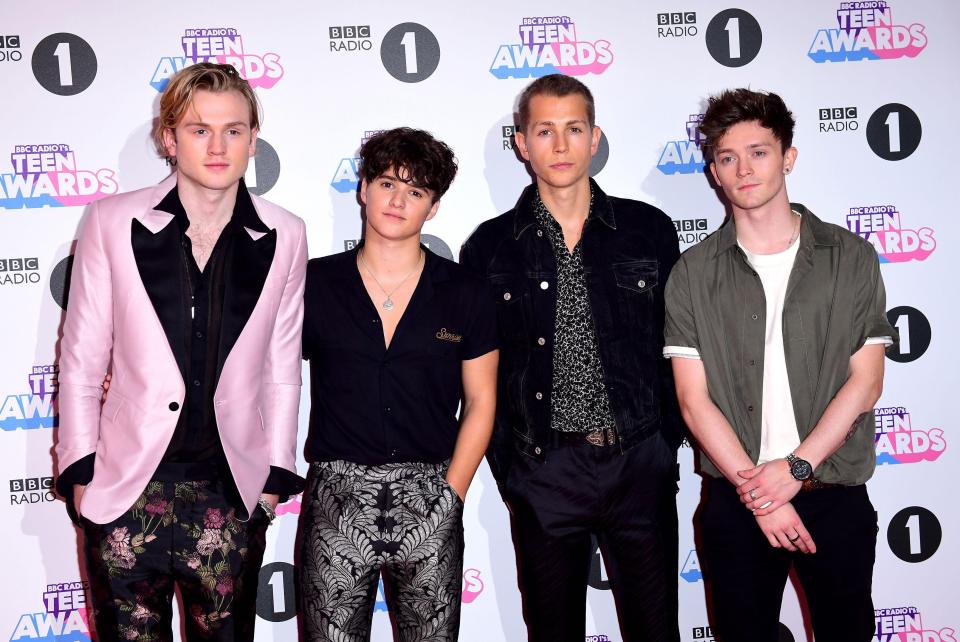  The Vamps showed off their fun sense of style