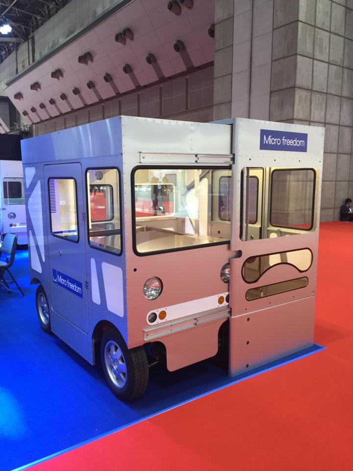  The micro van can double in size