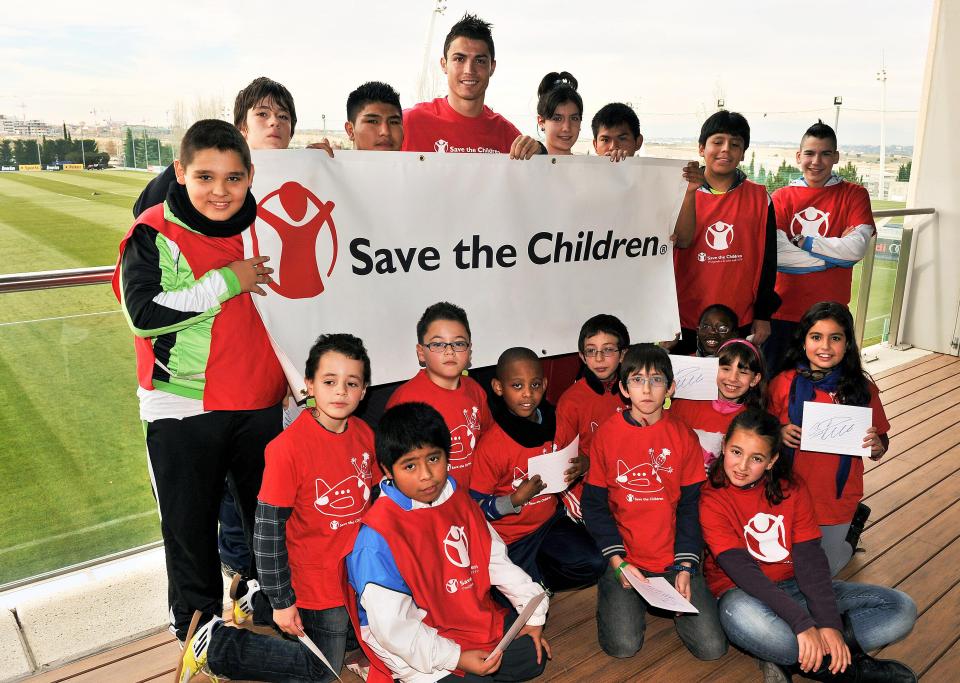  The Portuguese is a vocal ambassador for a number of different charities, including Save the Children and Unicef