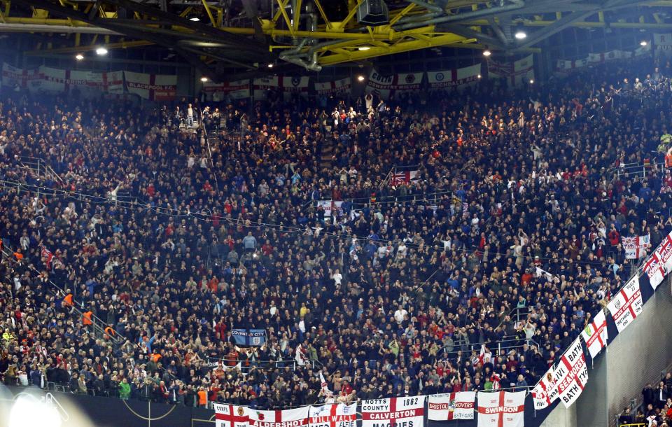 The FA have pleaded with the England fans to behave at Wembley on Friday night