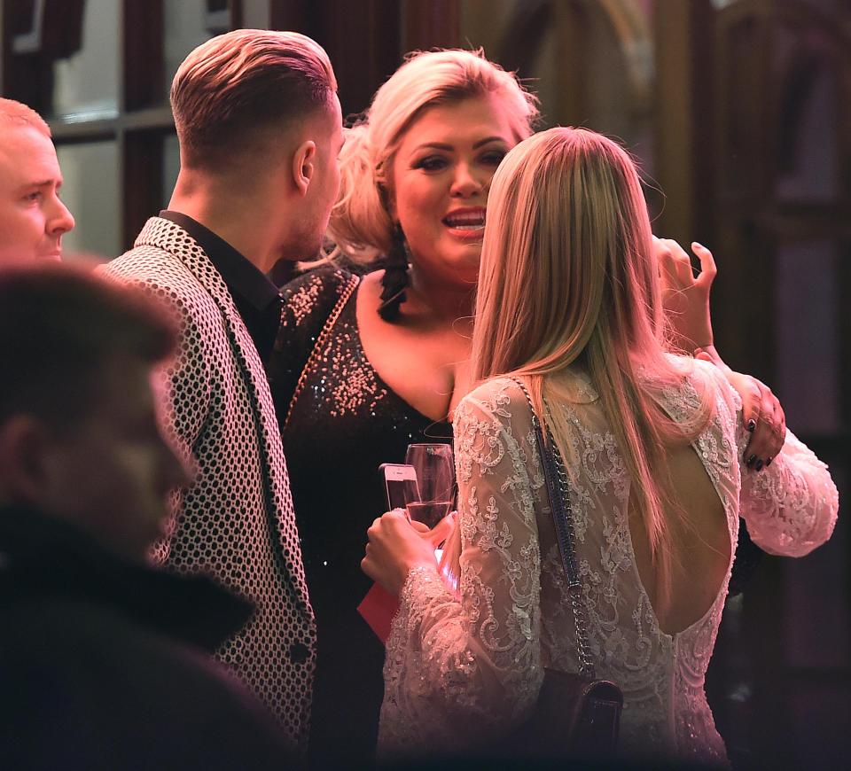  Gemma grabbed Olivia's arm as she comforted her