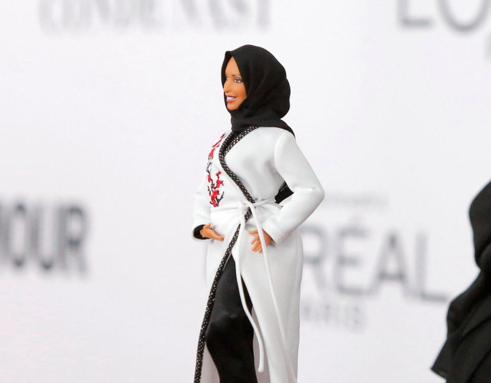 This Barbie is more covered up than other dolls in the range