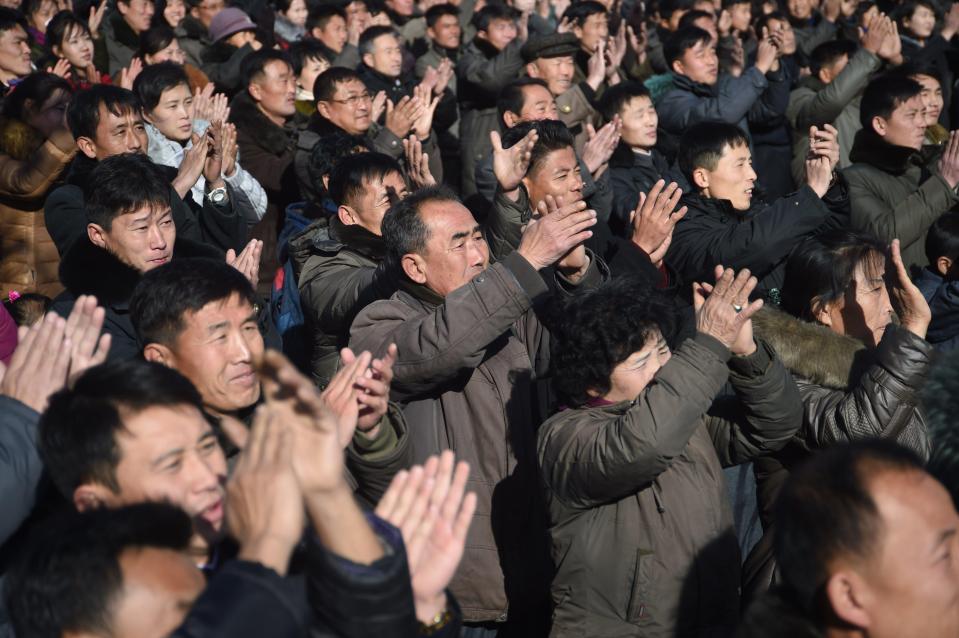  Thousands took to the streets and were seen supporting Kim's latest outrage