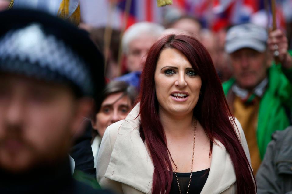  Jayda Fransen in the Deputy leader of far-right group Britain First