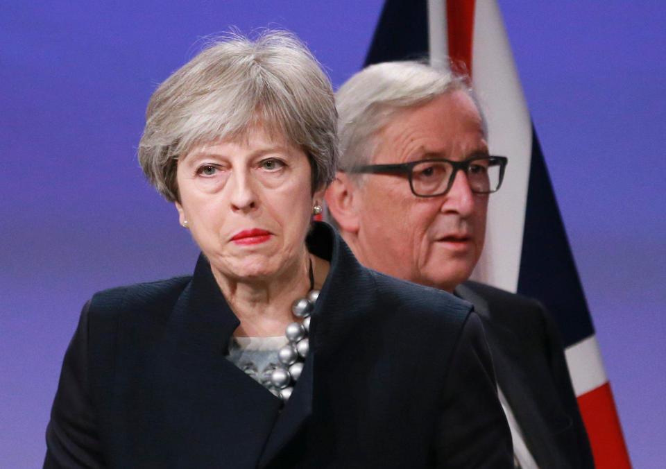 Their smiles soon faded as the pair appeared stony-faced when talks hit the buffers at 4.30pm