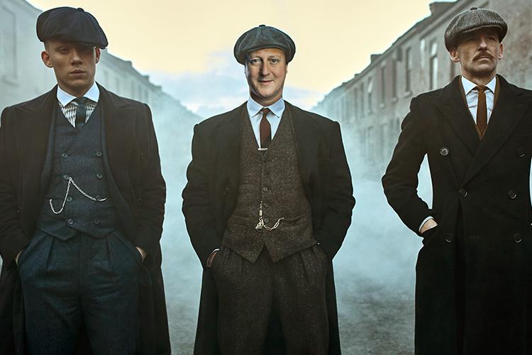  Mr Cameron said he wasn't taking inspiration from Peaky Blinders