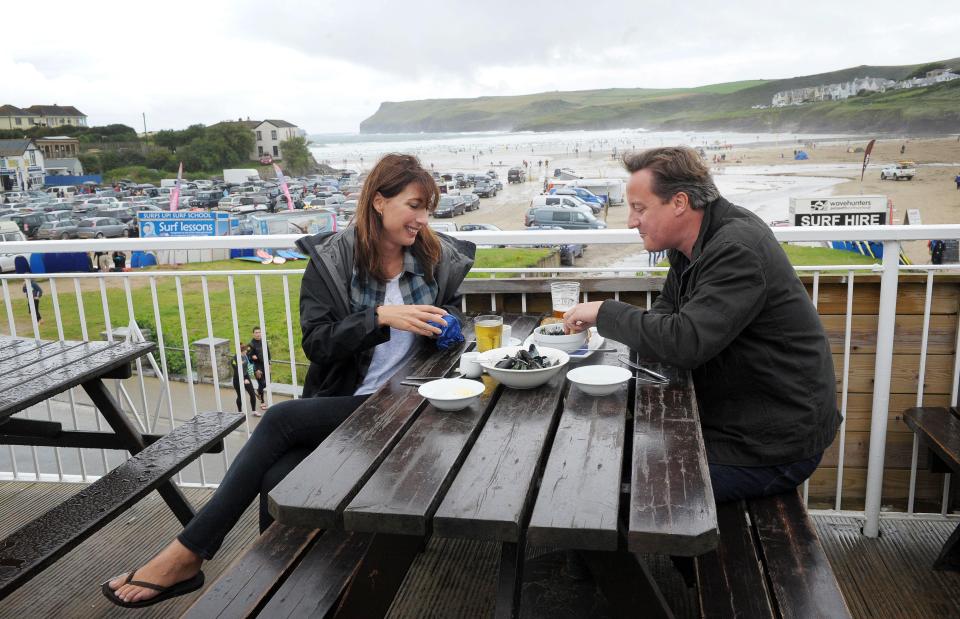  Mr Cameron, who used to holiday in Cornwall when in No10, confirmed it was indeed him in Paris