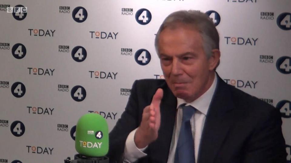 Tony Blair has called for a second referendum to overturn Brexit