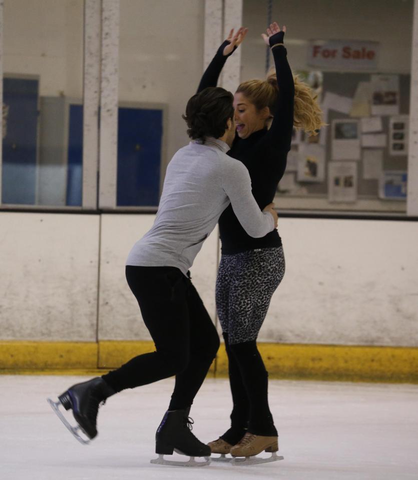 Alex has been showing Kem the ropes on the ice