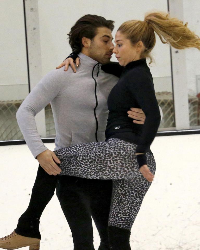  He looked very cosy with Alex Murphy on the rink
