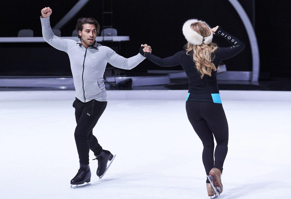  Kem has been training hard on Dancing On Ice