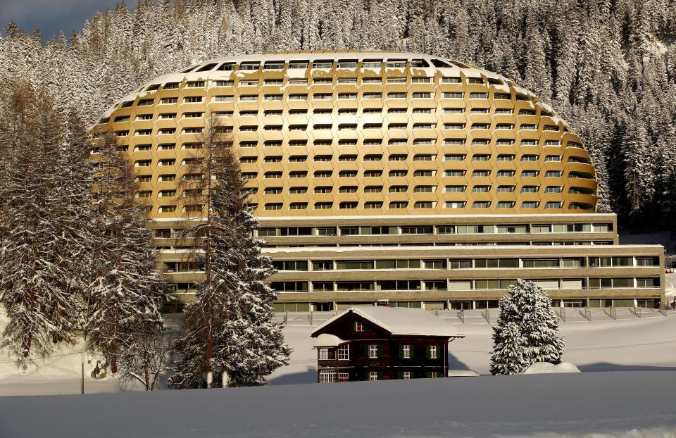  The InterContinental hotel in the Swiss Alps resort of Davos where the World Economic Forum is held