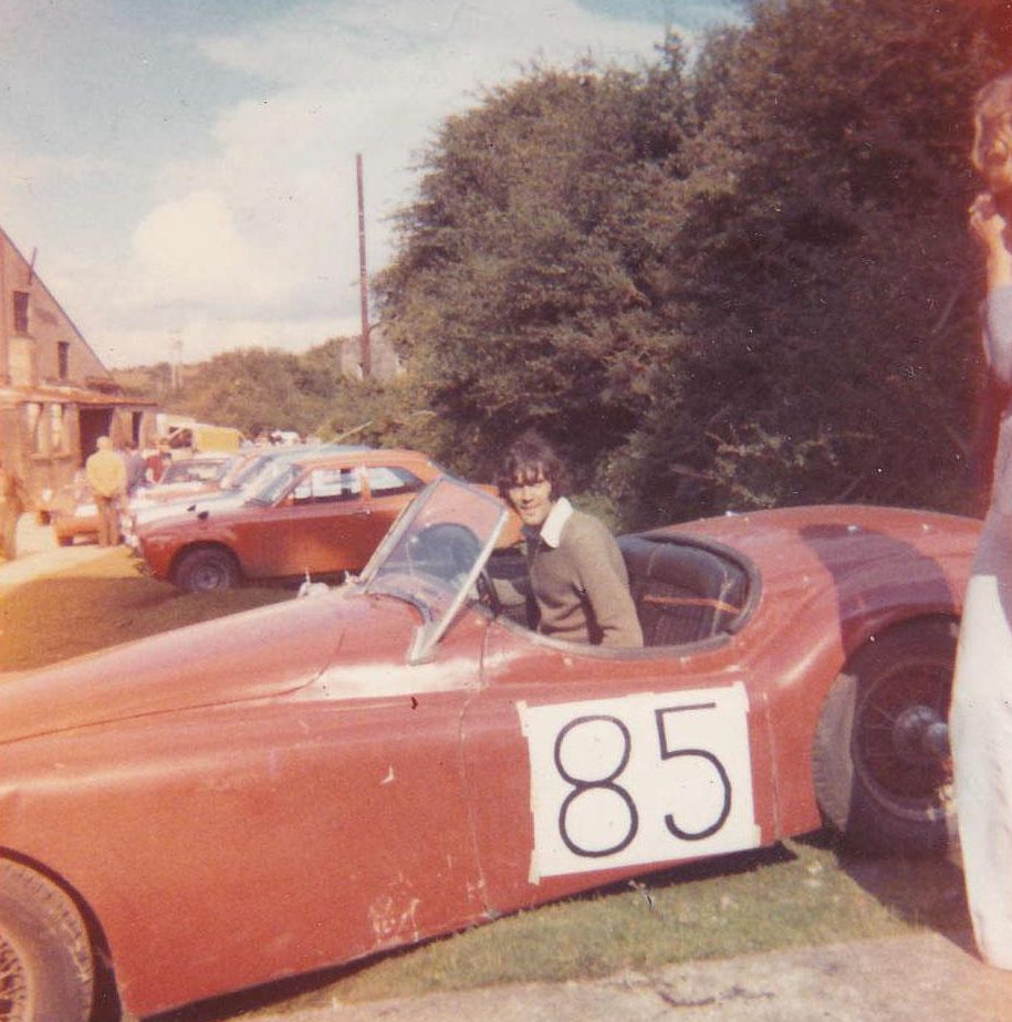  Malcolm competed in hillclimbs in the 1950s roadster