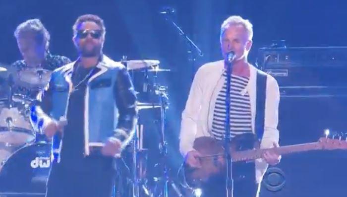  Shaggy and Sting were the surprise hit of the evening with their performance