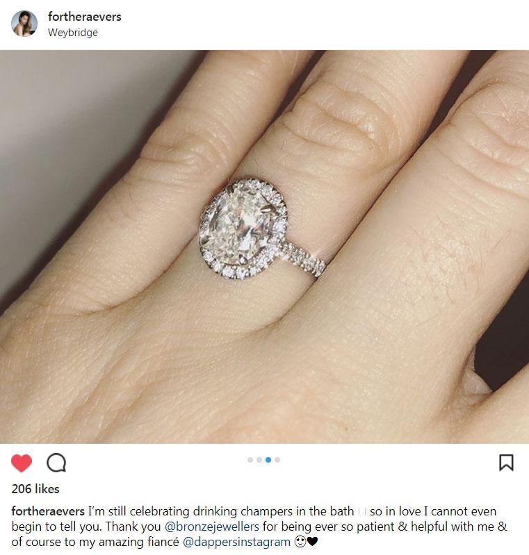  She proudly showed it off in a series of Instagram pictures