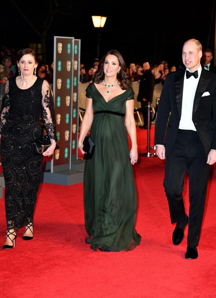  BAFTA luvvies supporting the Time's Up movement have been left outraged after Kate Middleton opted to wear green