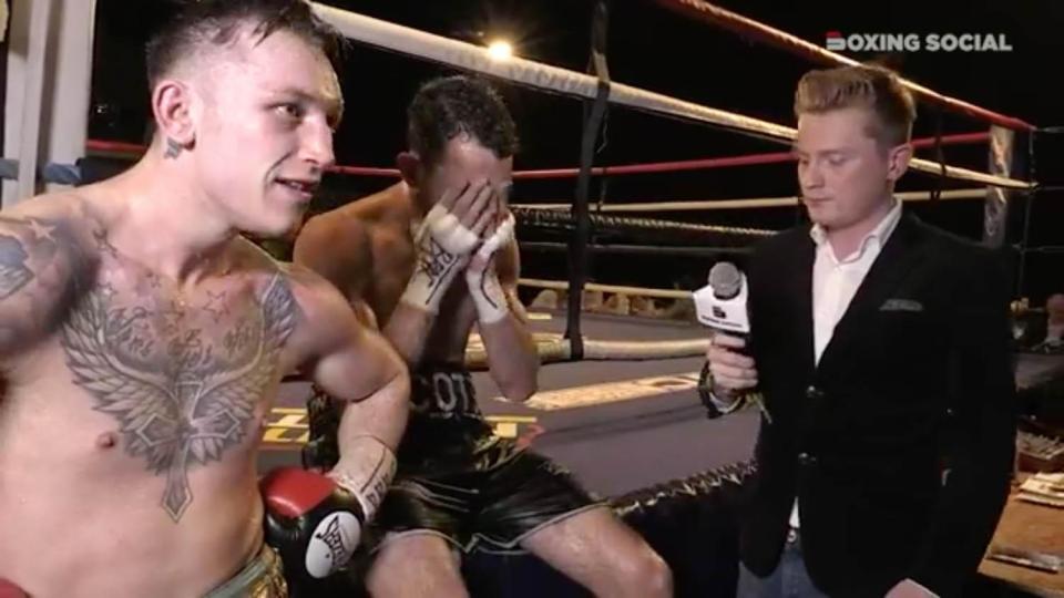  He was later rushed to the Royal Hallamshire hospital after appearing in pain during an interview