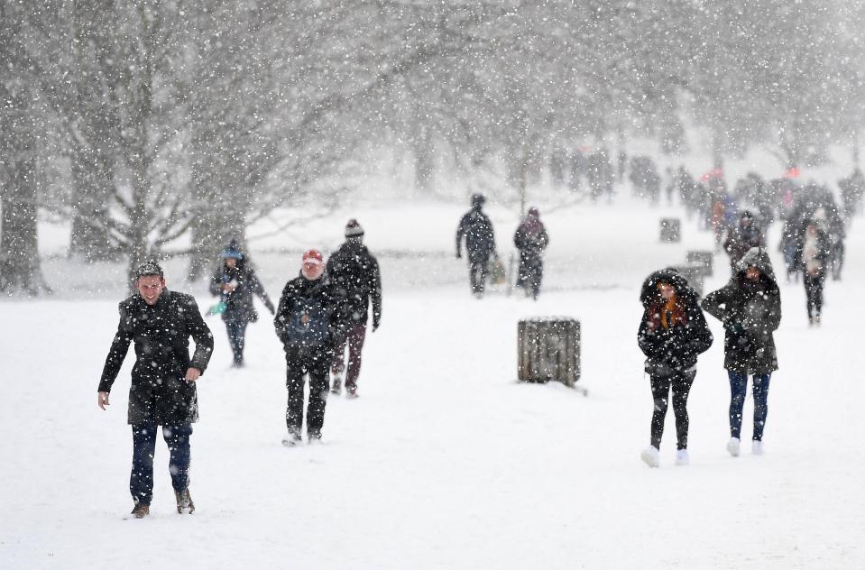 Doctors are warning people to stay indoors as more snow descends upon the country