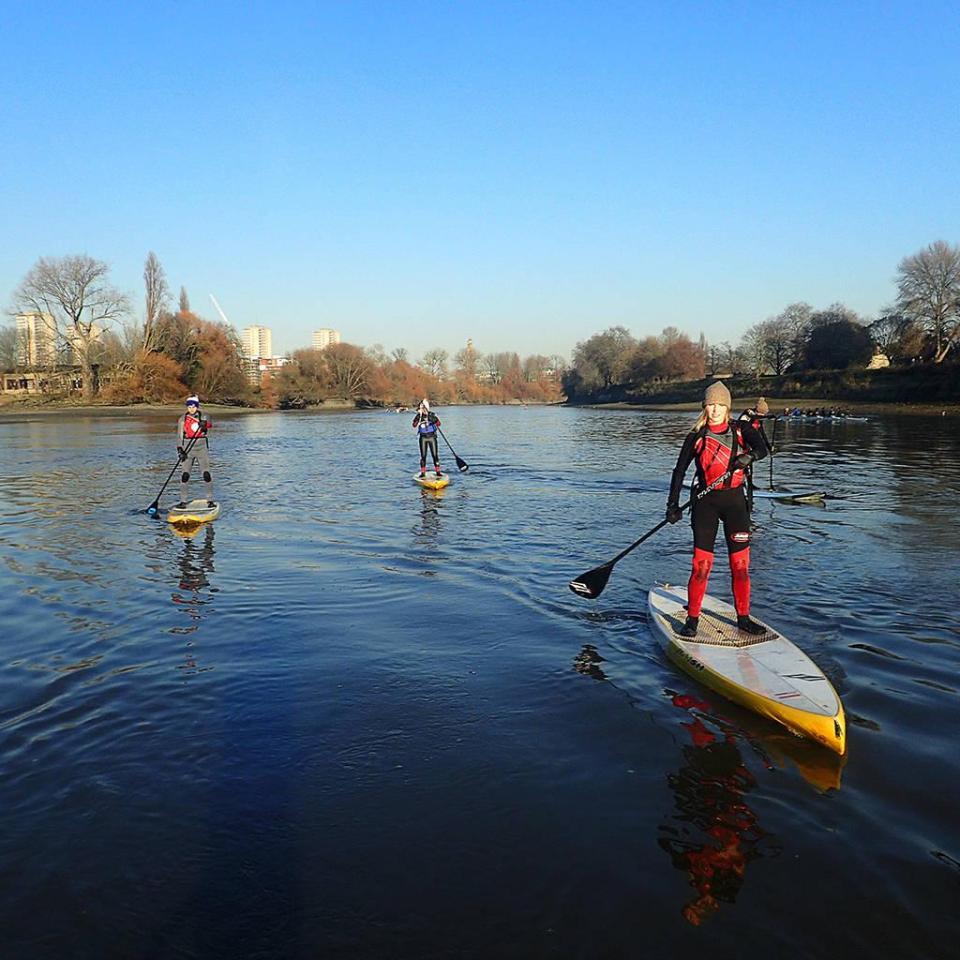  Ok, so it's not at night, but this date is not one to miss - Paddle board through your favourite spots in London for the ultimate bonding experience
