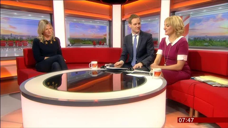  She called the dancer a 'legend' during an interview on BBC Breakfast