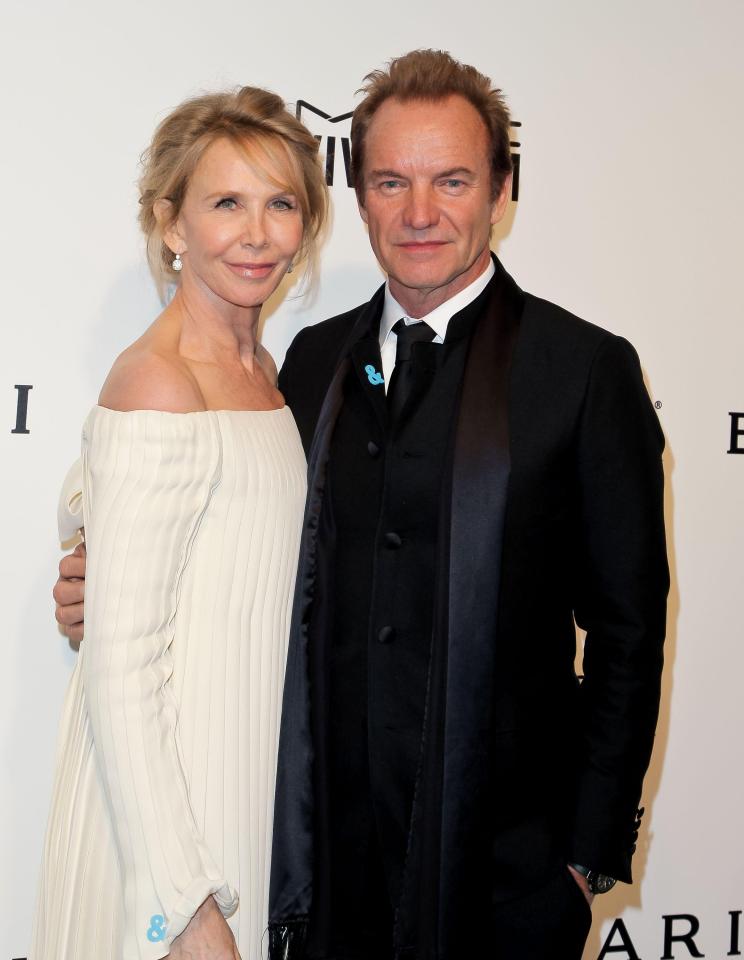  She is famously married to Sting