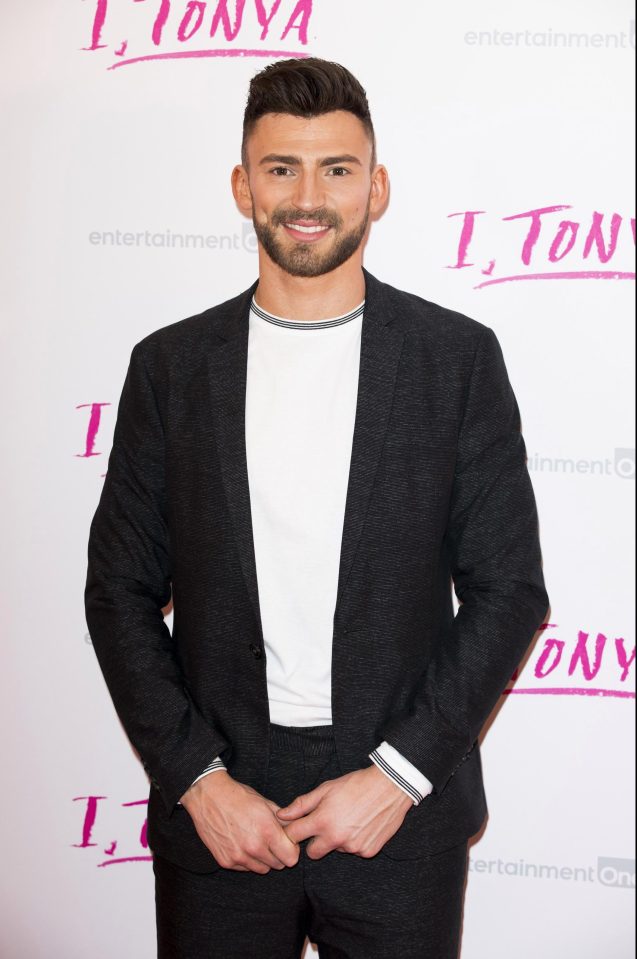  The former X Factor star has injured his thumb