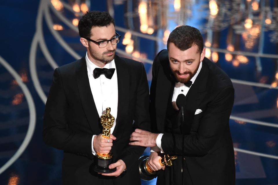  Sam won an Oscar for the Bond theme Writing’s On The Wall