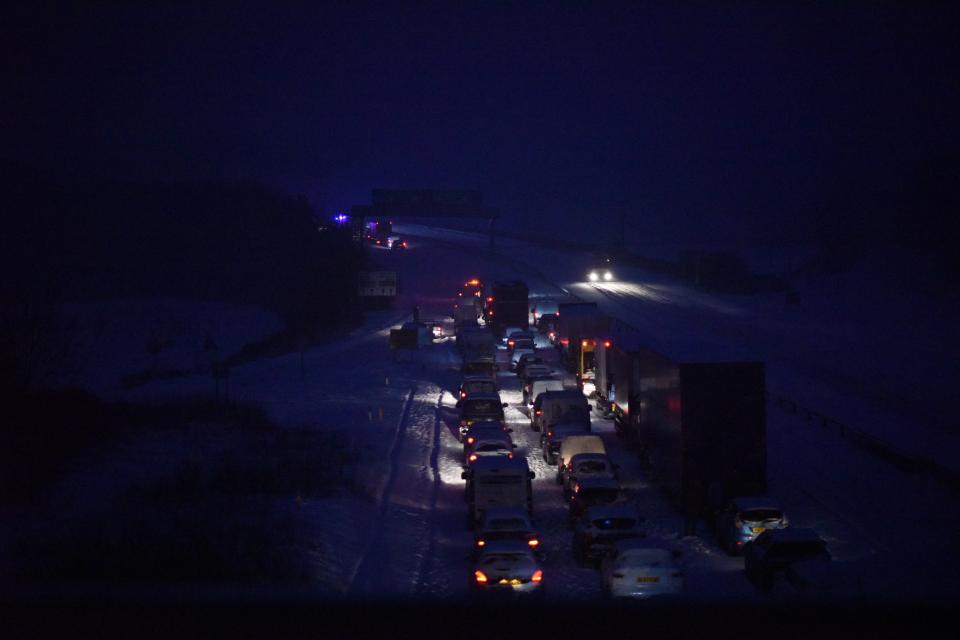  Drivers were stuck for hours on the roads in Cornwall