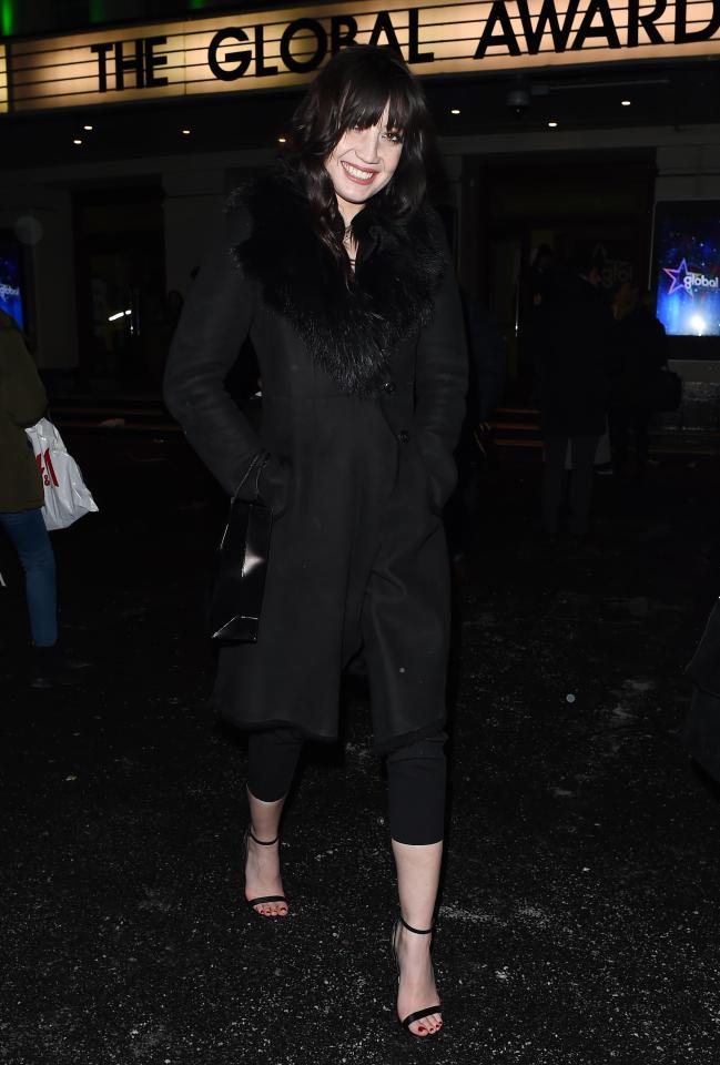  Daisy Lowe flashed her trademark smile